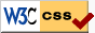 Logo del W3C che certifica la validazione CSS